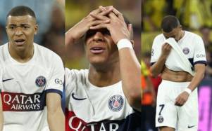 Mbappé se mostró molesto y decepcionado tras la derrota del PSG ante Borussia Dortmund en la semifinal de ida de la UEFA Champions League.