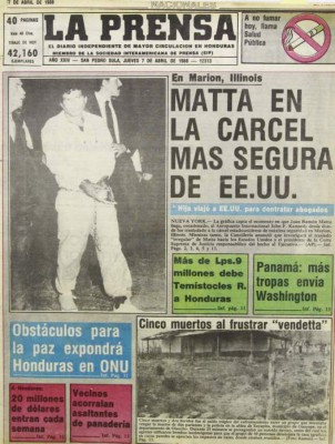 Matta Ballesteros de nuevo sacudido por operación en Honduras