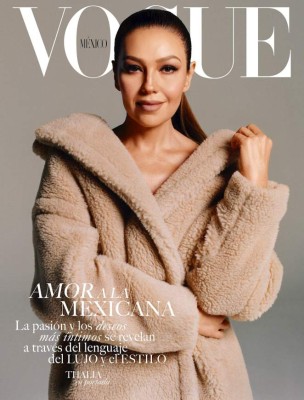 Thalía cumple con su sueño de protagonizar una portada de Vogue