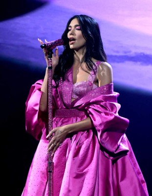 LOS ANGELES, CALIFORNIA - MARCH 14: Megan Thee Stallion accepts the Best New Artist award onstage during the 63rd Annual GRAMMY Awards at Los Angeles Convention Center on March 14, 2021 in Los Angeles, California. Kevin Winter/Getty Images for The Recording Academy/AFP (Photo by KEVIN WINTER / GETTY IMAGES NORTH AMERICA / Getty Images via AFP)