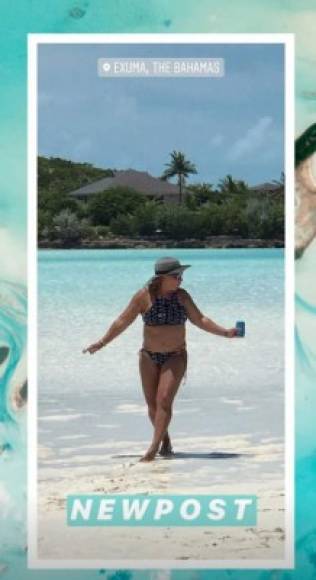 En la foto se ve a la conductora de 'Caso Cerrado' durante su visita en Exuma. Polo acaba de iniciar una campaña para poder ayudar a los afectados.