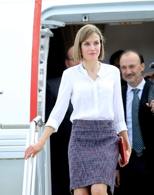 La reina Letizia finaliza hoy su gira en Comayagua