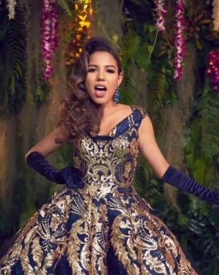 Detalles exclusivos del vestido de la hondureña Vanessa Villars en el Miss Universo 2018