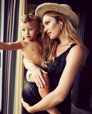 Candice Swanepoel luce fabulosa a sus 6 meses de embarazo