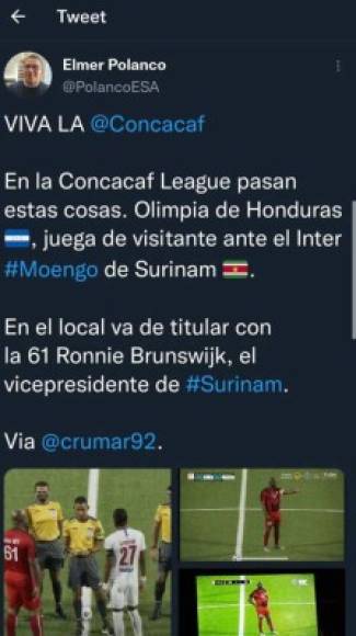 Diferentes periodistas internacionales se pronunciaron por lo ocurrido y lamentaron que esto ocurriera en Concacaf.