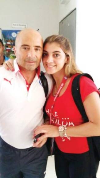 Sabrina Sampaoli: Es la bella hija del entrenador argentino .