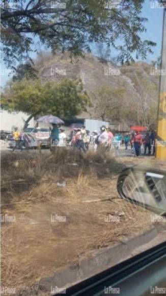 Los manifestantes de movilizaron desde tempranas horas.