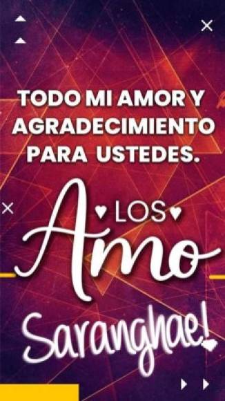 “Para mi ustedes son una parte muy importante de mi vida, son mi motor y mi inspiración para seguir adelante y por eso quise compartirles el motivo de mi ausencia y agradecerles infinitamente por estar siempre al pendiente de mi”, agregó Angie.