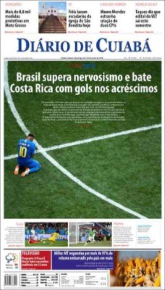 Diario de Cuiaba de Brasil.