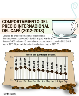 Prevén que precio del café llegue a $160 para fin de año