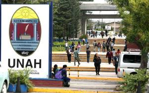 Unah en Tegucigalpa, la sede principal de la universidad.