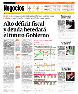 Finanzas confirma que déficit fiscal cerrará el año en 6%