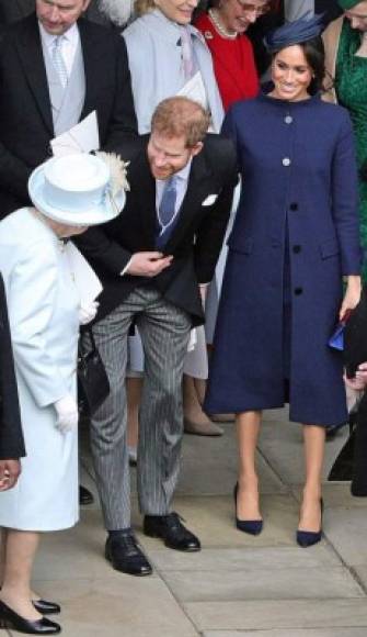 La duquesa de Sussex recordó la vestimenta usada por su con-cuñada, Kate Middleton, en su último embarazo.