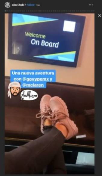 Para evitar la fatiga de un vuelo de más de 15 horas Belinda viajó hasta Emiratos Árabes en un jet privado.