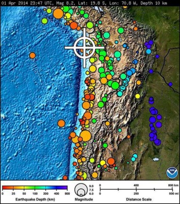 Colombia y Ecuador descartan peligro de tsunami tras sismo en Chile