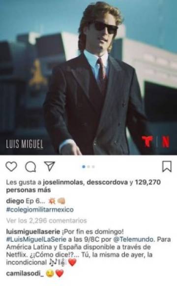 Boneta y Camila llevaron la pasión que compartieron en pantalla a la vida real, pues sus comentarios en Instagram y tienen a todos hablando sobre un romance entre ellos.