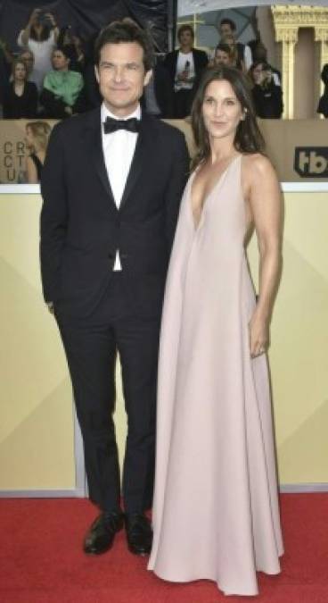 Jason Bateman y su esposa Amanda Anka.<br/>