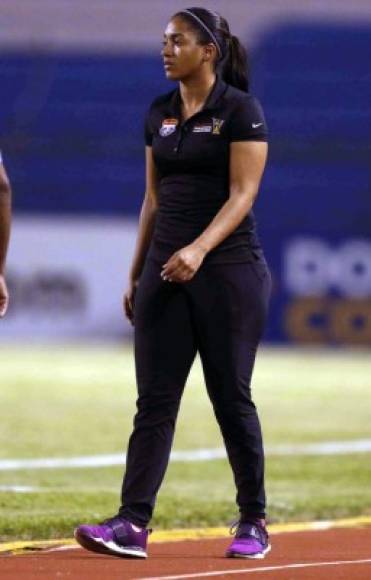 Leslie Fareaux estuvo en el estadio Olímpico de San Pedro Sula.