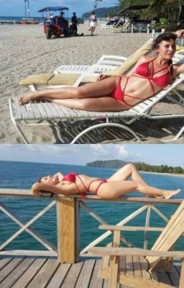 Iroshka Elvir de Nasralla<br/><br/>La exreina de belleza y madre de una pequeña de año y medio lució una figura envidiable mientras disfrutó del sol en las playas de Tela.