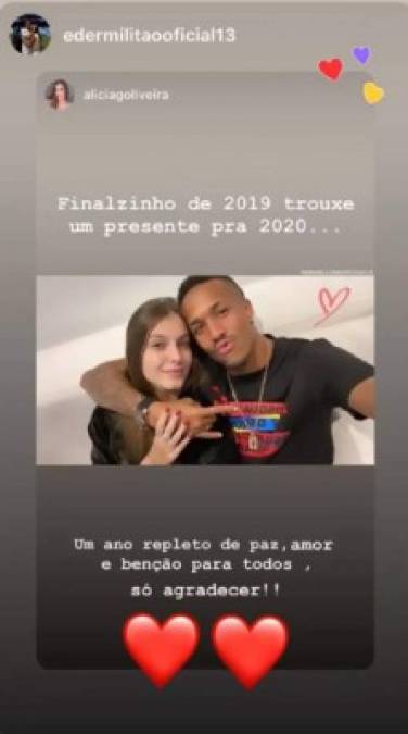 'El final de 2019 me ha traído un regalo para 2020. Un año repleto de paz, amor y bendiciones para todos. Solo gracias', publicó junto a una imagen con la hermosa joven.