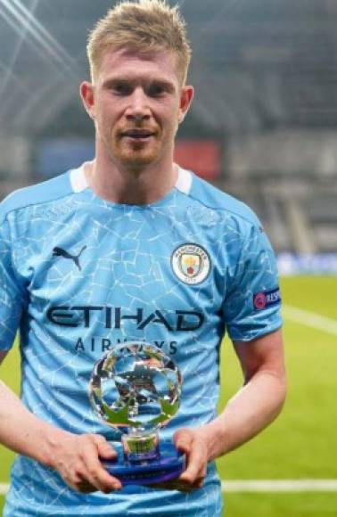 Kevin de Bruyne: El talentoso jugador belga del Manchester City ocupa la quinta posición. Foto Facebook Manchester City.