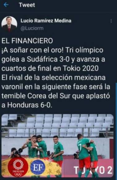 México avanzó a cuartos de final y se enfrentarán a Corea del Sur. Los periodistas mexicanos han mostrado todo su respeto para los coreanos.