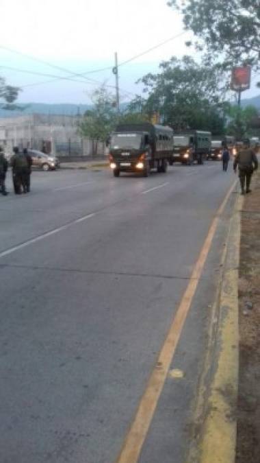 En las acciones participan elementos de la Policía Penitenciaria, Policía Nacional y Policía Militar del Orden Publico (PMOP).