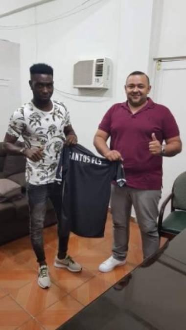 El Santos de Siguatepeque también anunció el fichaje de Darwin Cuestas, quien llega procedente del Atlético Pinares.