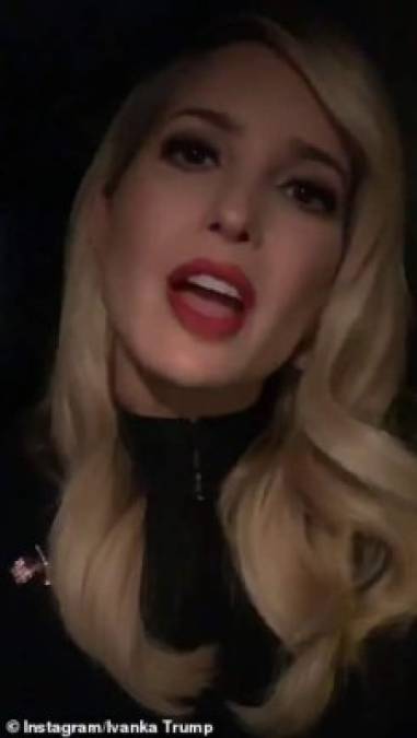 Ivanka subió un video en una Story de Instagram para anunciar a sus seguidores que iba rumbo al discurso de su padre.