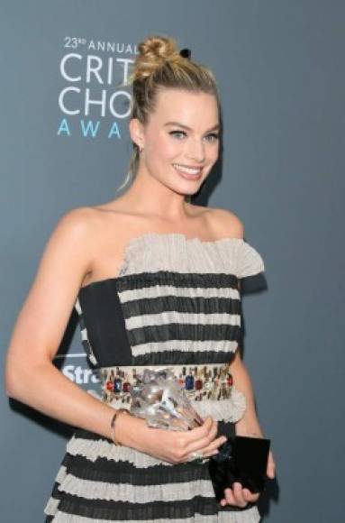 Margot Robbie se llevó el premio a mejor actriz de película de comedia por su actuación en 'I, Tonya'.