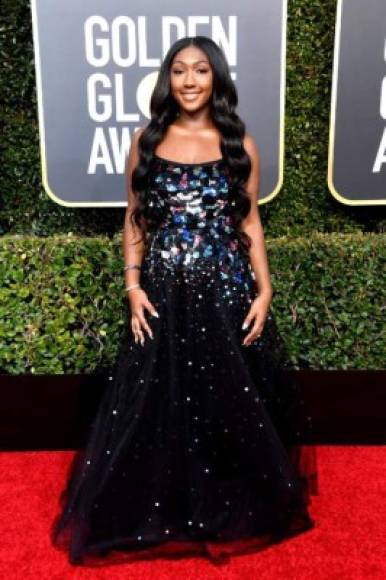 2019 Golden Globe Ambassador Isan Elba arrives for the 76th annual Golden Globe Awards on January 6, 2019, at the Beverly Hilton hotel in Beverly Hills, California. (Photo by VALERIE MACON / AFP)