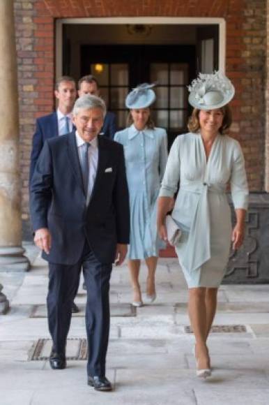 Los padres de Kate, Michael y Carole Middleton, estuvieron presentes en la ceremonia.<br/>