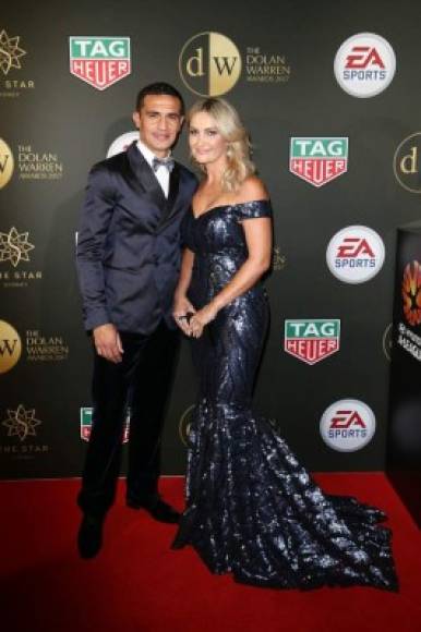 Rebekah Cahill es la esposa del goleador Tim Cahill, que juega en el Melbourne City de Australia.