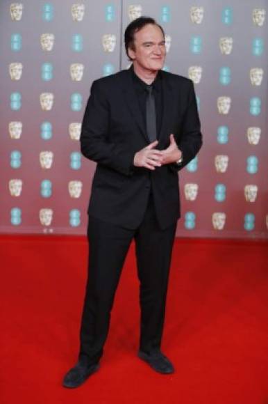 Quentin Tarantino en la alfombra roja de los Premios BAFTA 2020.