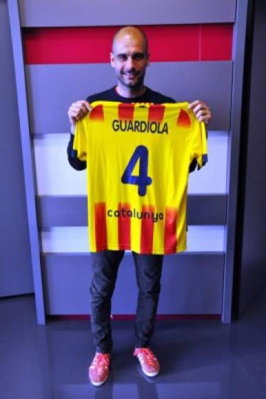 Pep Guardiola, que apoya el referéndum catalán, es un fuerte candidato para dirigir a la selección catalana de fútbol.