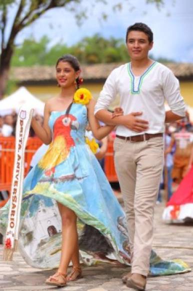 El desfile en Gracias es la celebración más importante a Lempira en Honduras.
