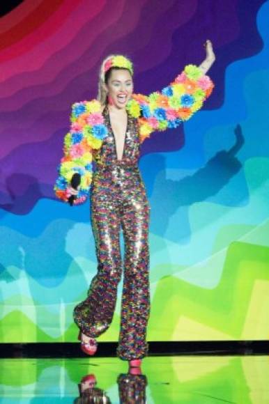 Miley Cyrus en los MTV 2015.