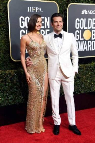 El actor Bradley Cooper y su pareja, la modelo Irina Shayk.