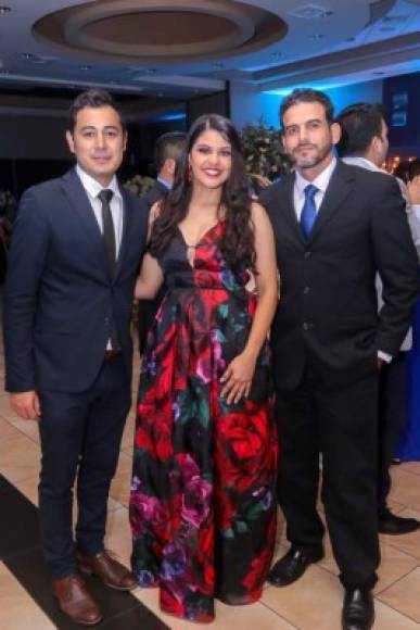 David Murillo, Gabriela Valladares y Johann Kattán.