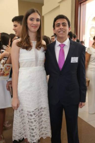 Camila Chahín y Víctor Castillo.