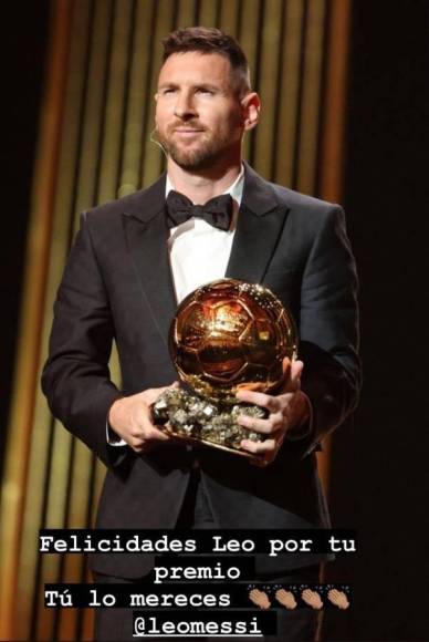 El mensaje de Mbappé tras perder el Balón de Oro ante el argentino: “Felicidades Leo por tu premio. Te lo mereces”. 