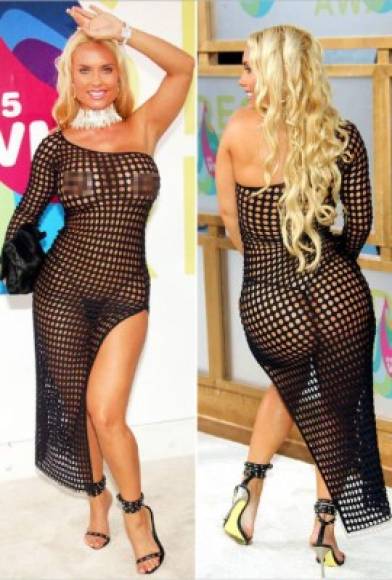 5. Coco Austin - 2005<br/><br/>Aunque la modelo y pareja de Ice-T no se ha destacado por su estilo recatado esta red, que ella hizo pasar por un vestido, dejó a la audiencia boquiabierta.