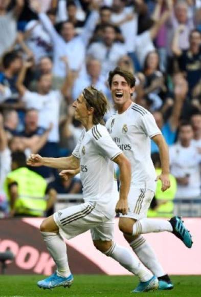 Luka Modric también se hizo presente en el marcador al destaparse con un golazo.