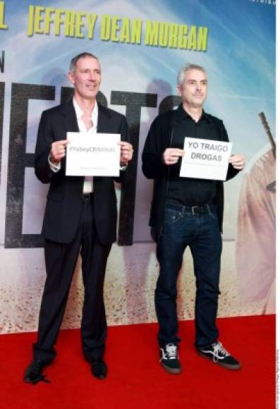 El coproductor de la cinta que se estrena este viernes, Alex García, le hizo segunda a Alfonso Cuarón con el cartel: 'Yo soy criminal'.