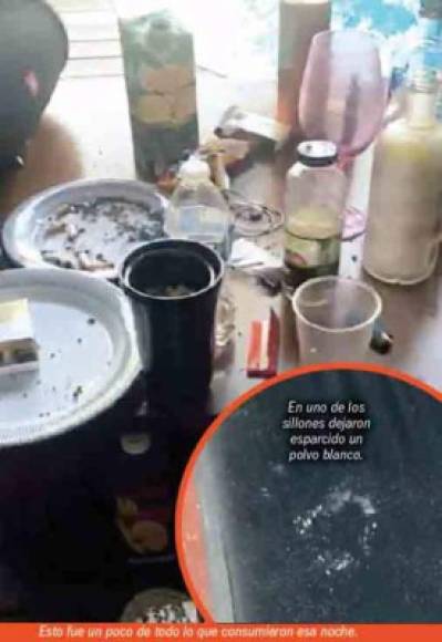 TV Notas publicó esta imagen en donde acusan a Ménez de haber consumido drogas en sus fiestas.