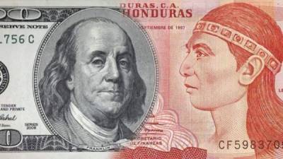 A mitad de la semana el lempira lleva ya dos repuntes frente al dólar.