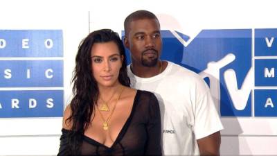 Kim Kardashian y Kanye West.