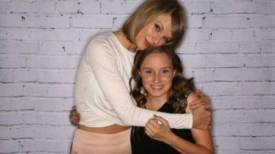 Taylor Swift compartió con su fan australiana Jorja Hope.