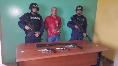Fredy Ernesto Rodríguez, acusado de portación ilegal de armas.