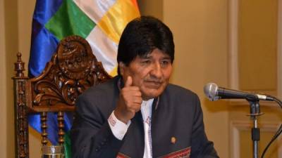Evo Morales es el primer indígena en la historia de Bolivia que ha alcanzado la jefatura del estado. Foto/EFE.
